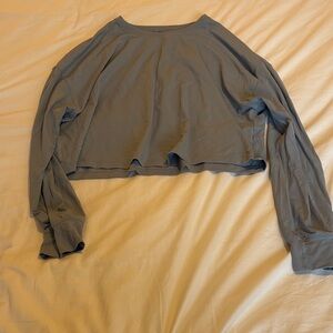 lululemon athletica Light Blue Crop Top